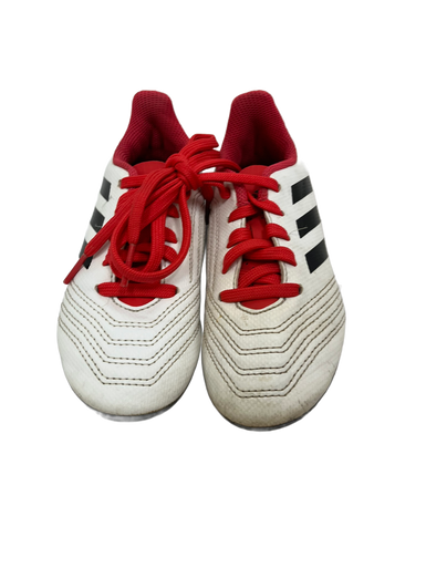 Used Adidas PREDATOR 18.4 Soccer Cleats White Youth 10.5 11692-S000139638