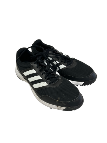 Used Adidas TECH RESPONSE Mens Golf Shoes Black Senior 12 11692-S000139673