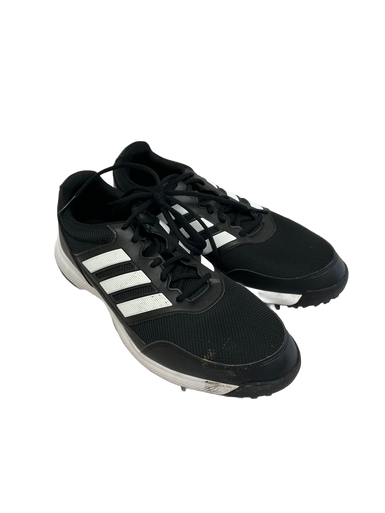 Used Adidas TECH RESPONSE Mens Golf Shoes Black Senior 12 11692-S000139673