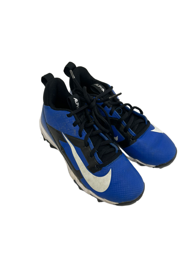 Used Nike ALPHA SHARK MENACE 4 Jr FB Cleats Royal Blue Junior 02.5 11692-S000139671