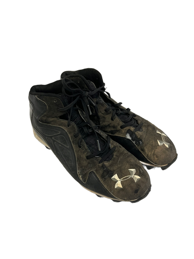 Used Under Armour RENEGADE Adult FB Cleats Black Senior 13 11692-S000139702