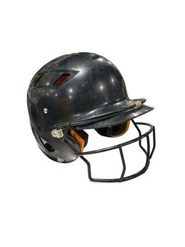Used Schutt SCHUTT SB HELMET BLK Batting Helmet w/Mask Black MD 11834-S000038681