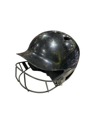 Used Champro BLK HELMET W/ MASK Batting Helmet w/Mask Black One Size 11834-S000038744