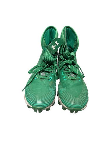 Used Under Armour GREEN UA BB/SB Cleats Green Junior 06 11834-S000038761