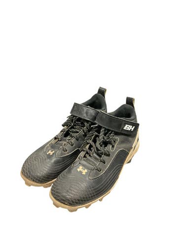 Used Under Armour BRYCE HARPER BB/SB Cleats Black Junior 04.5 11834-S000038766