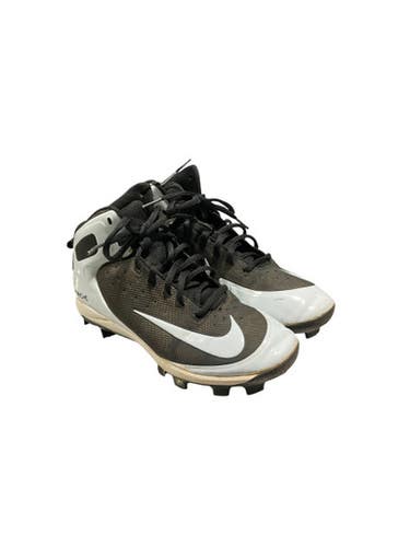 Used Nike HUARACHE BLK/WHT CLEATS BB/SB Cleats Black Junior 05.5 11834-S000038789