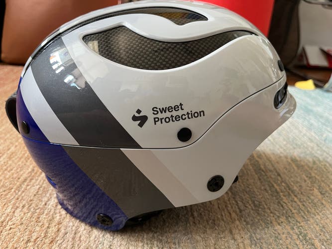 M/L Sweet Protection Trooper SL MIPS Slalom Helmet Gray/Blue
