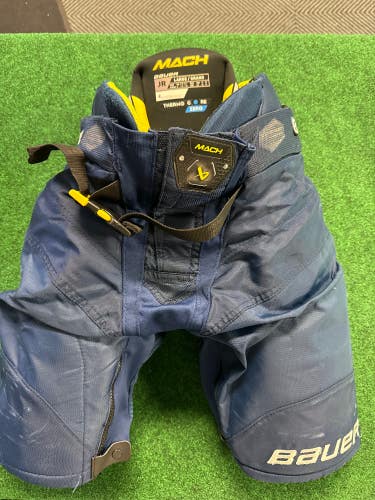 Blue Bauer Supreme Mach Hockey Pants (Used) | Junior Large