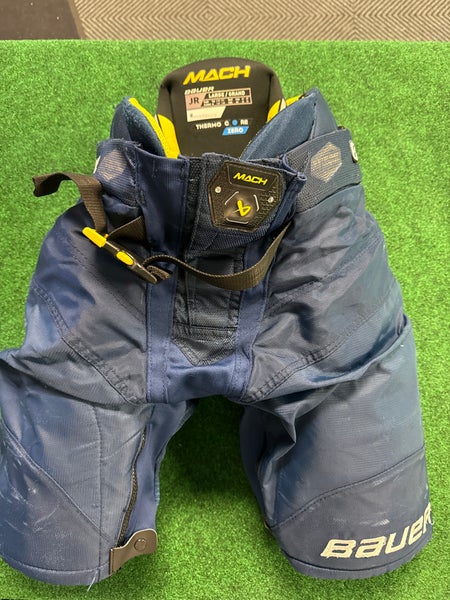 Blue Bauer Supreme Mach Hockey Pants (Used) | Junior Large