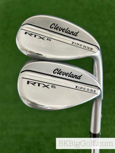 Cleveland RTX6 Chrome 2 Wedge Set (54 & 60 Degrees)