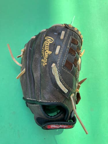 Brown Rawlings Highlight Series RH Baseball Glove 11" (Used)