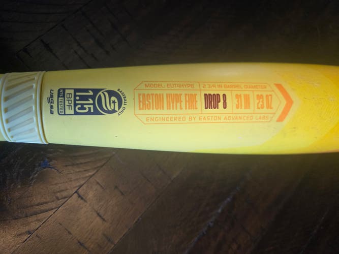 Hype Fire Bat 31/23 Drop 8 USSSA