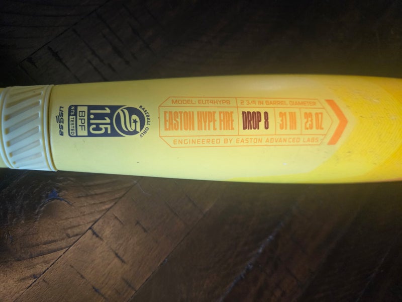 Hype Fire Bat  31/23 Drop 8 USSSA