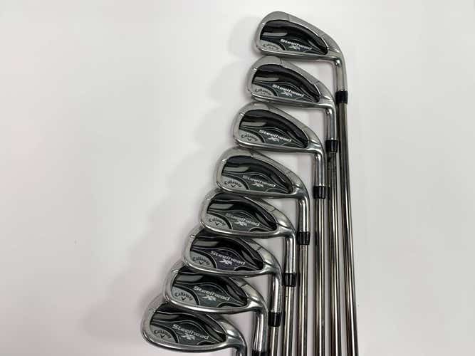 Callaway Steelhead XR Iron Set 4-PW+GW Recoil ES 460 F3 Regular Graphite Mens RH