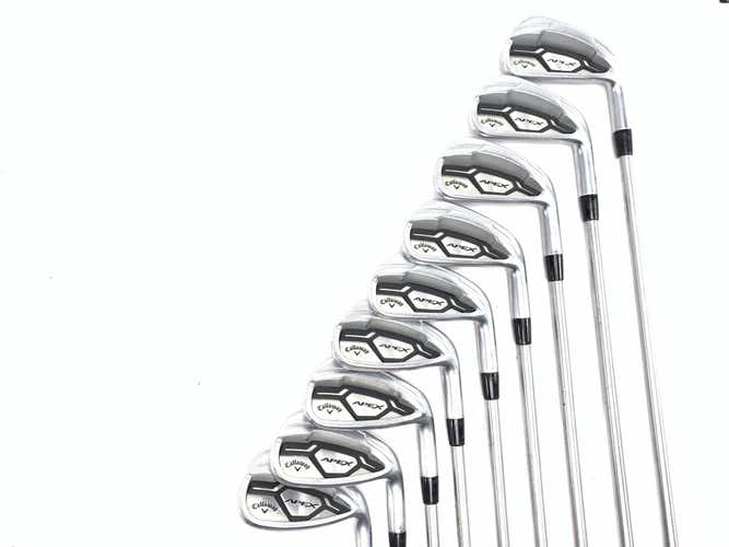 Callaway Apex CF 16 Iron Set 3-PW+GW KBS Tour C-Taper 120g Stiff RH +1''
