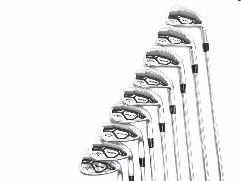 Callaway Apex CF 16 Iron Set 3-PW+GW KBS Tour C-Taper 120g Stiff RH +1''