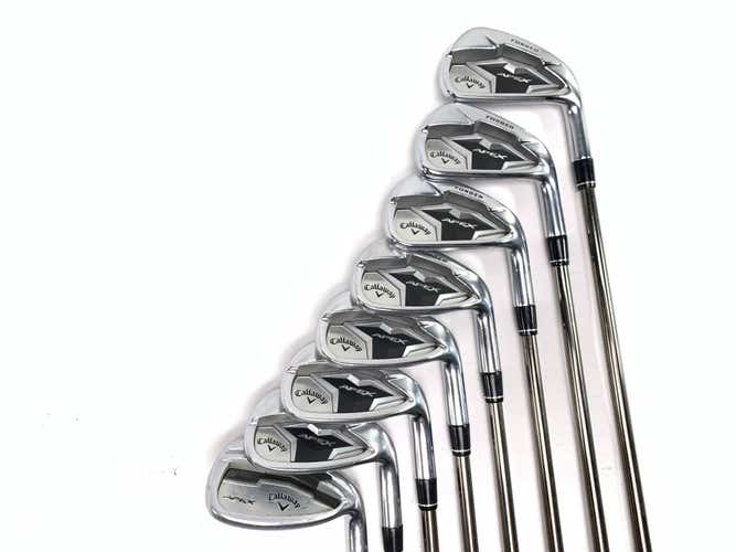 Callaway Apex 19 Iron Set 5-PW+GW+SW UST Mamiya Recoil ESX 450 F1 Womens RH