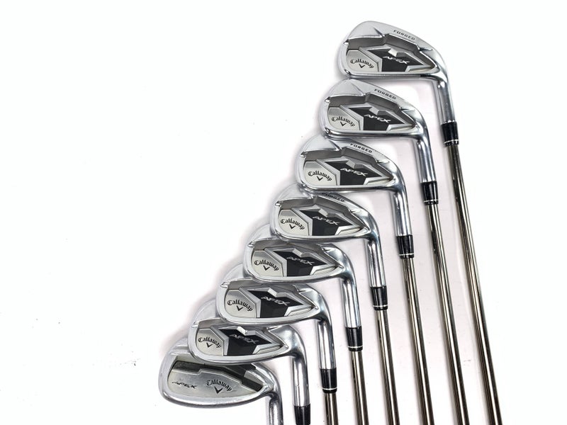 Callaway Apex 19 Iron Set 5-PW+GW+SW UST Mamiya Recoil ESX 450 F1 Womens RH