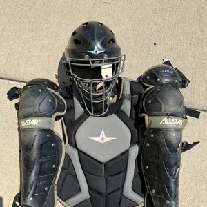Youth All Star Catcher's Set (Used) | Slight Peeling in Mask Padding