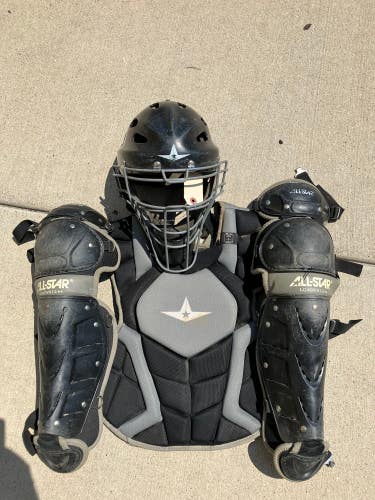 Youth All Star Catcher's Set (Used) | Slight Peeling in Mask Padding