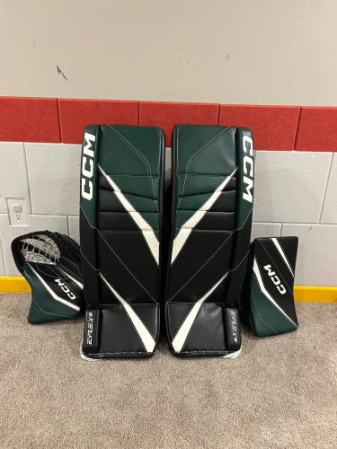 33" 2023 CCM Eflex 6 Goalie Leg Pads Pro Stock (New)
