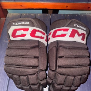 New CCM Gloves 13" St. Lawrence University NCAA D1 Team Issued.