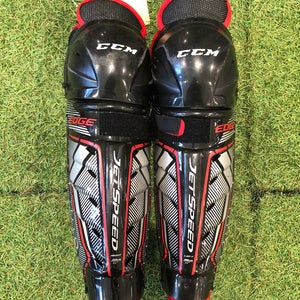 Junior CCM JetSpeed Edge Shin Pads 11" (Used)