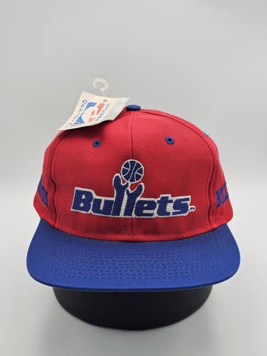 NEW Vintage Washington Bullets NBA Sports Competitor Basketball Hat Vtg Snapback