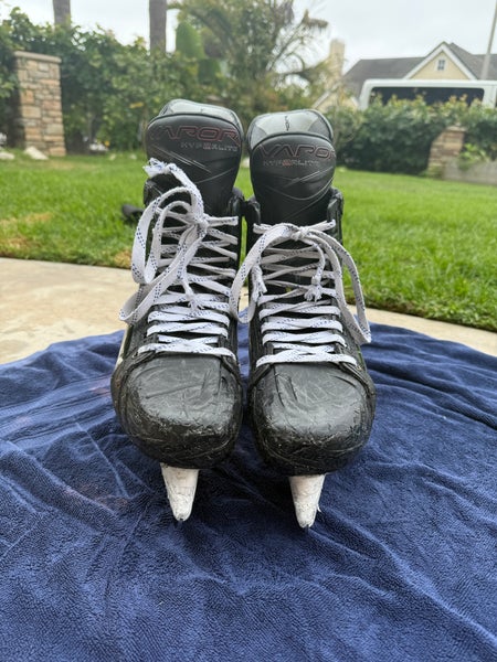 2023 Bauer Vapor Hyperlite 2 Hockey Skates Wide Width   9 (Used) Ls Pulse Ti Blades