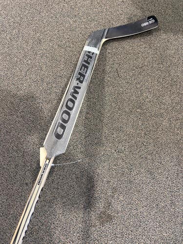 Senior Sher-Wood GS350 Goalie Stick Full Right 28" Paddle (New)
