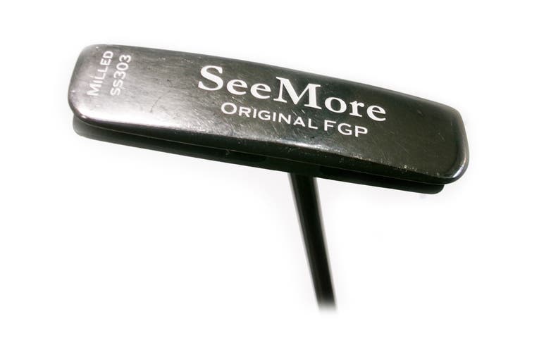 SeeMore Original FGP Milled ss303 35" Blade Putter