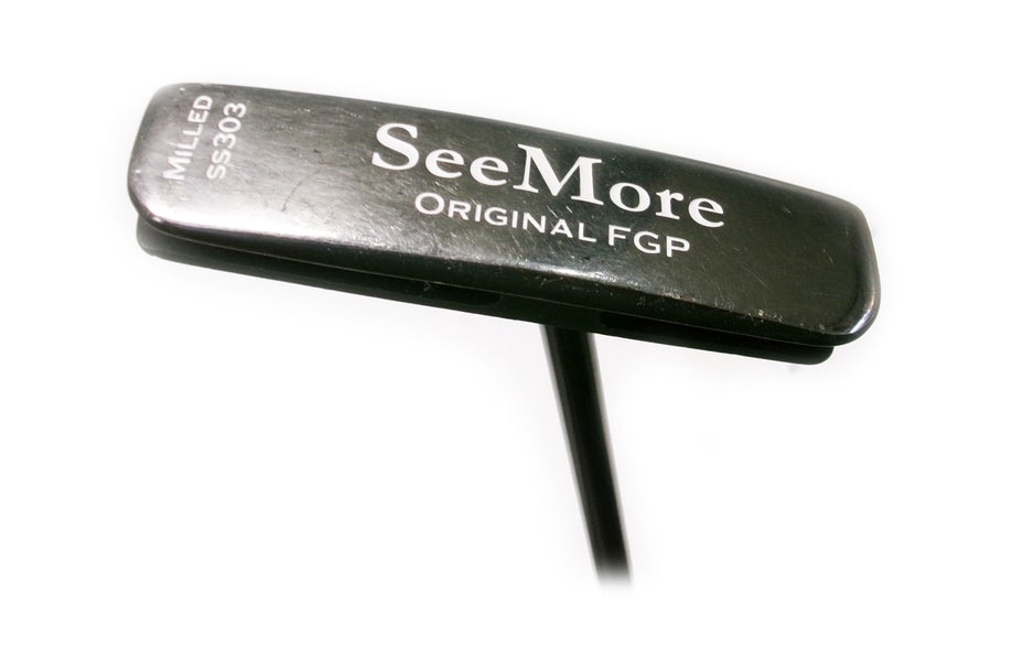 SeeMore Original FGP Milled ss303 35" Blade Putter