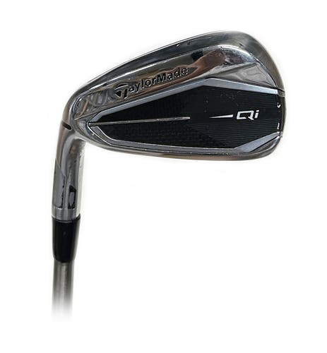 LH TaylorMade Qi 7-PW+AW+SW Iron Set AeroTech SteelFiber i80 Regular Flex