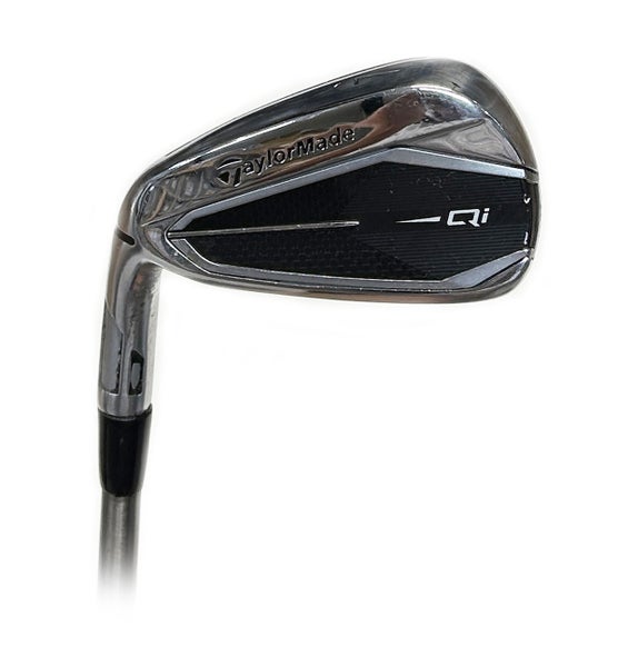 LH TaylorMade Qi 7-PW+AW+SW Iron Set AeroTech SteelFiber i80 Regular Flex