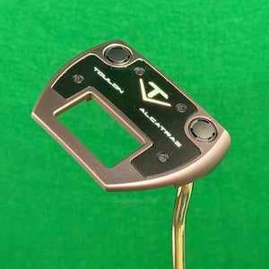 Odyssey Toulon First Run Alcatraz Chocolate PVD 34" Double-Bend Putter w/ HC