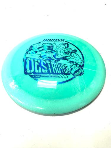 Used Innova DESTROYER Disc Golf Driver Teal 150g 11860-C000295971