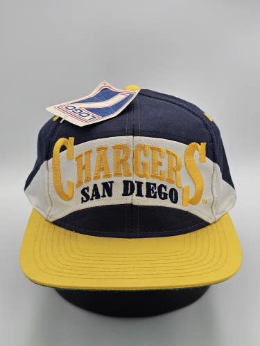 NEW Vintage 1990s San Diego Chargers NFL Sports Logo 7 SAMPLE Hat Cap Snapback