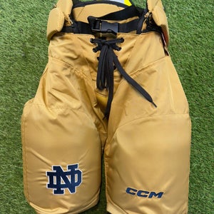 Small Senior CCM HPTKXP Gold Hockey Pants Pro Stock (New-Norte Dame)