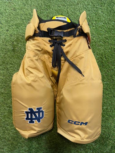 Small Senior CCM HPTKXP Gold Hockey Pants Pro Stock (New-Norte Dame)