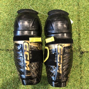Junior CCM Tacks AS-V Pro Shin Pads 10" (Used)