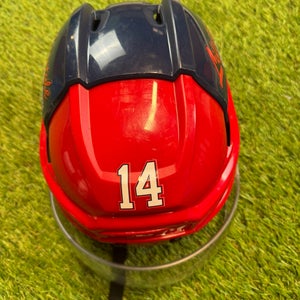 Medium CCM Super Tacks X Helmet Pro Stock (Used-Oshawa Generals)