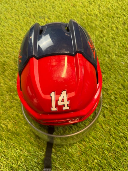 Medium CCM Super Tacks X Helmet Pro Stock (Used-Oshawa Generals)
