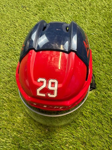 Small CCM Super Tacks X Helmet Pro Stock (Used-Oshawa Generals)