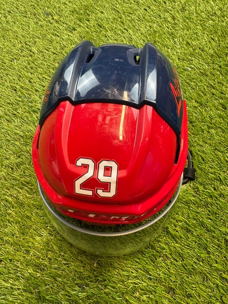 Small CCM Super Tacks X Helmet Pro Stock (Used-Oshawa Generals)