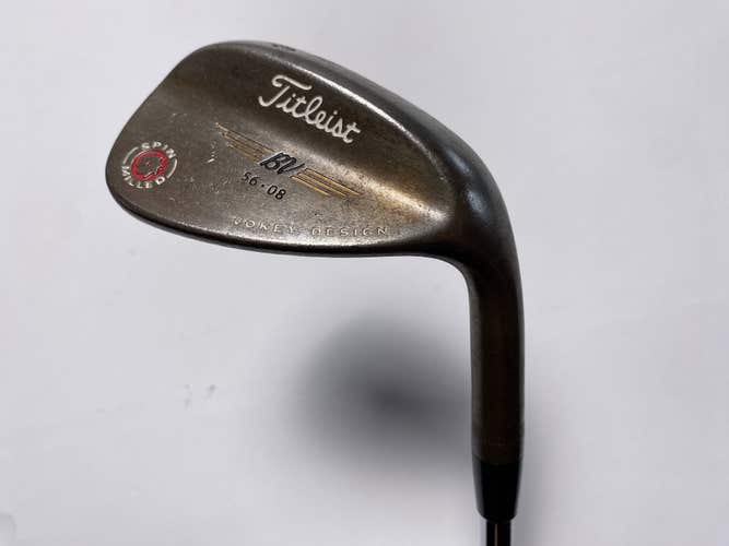 Titleist Vokey Spin Milled CC Oil Can Sand Wedge SW 56* 8 Wedge Steel Mens RH