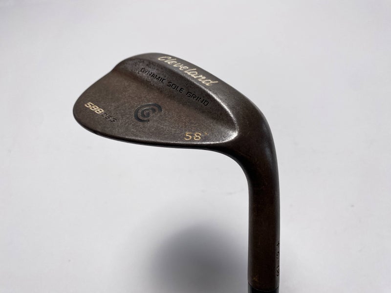 Cleveland 588 DSG Lob Wedge Raw LW 58* Wedge Steel Mens RH