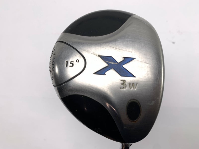 Callaway X 3 Fairway Wood 15* Uniflex Steel Mens RH Oversize Grip
