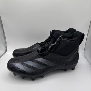 Adidas Adizero Chaos Linemen Mens Football Cleats Shoe Black Size 13 NWOB
