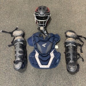 Youth Easton Gametime Catcher's Set w/ Rawling Helmet