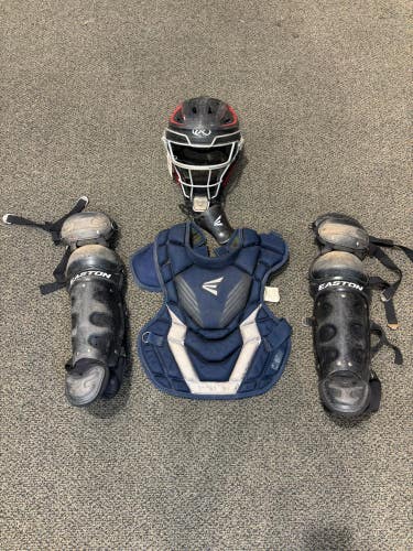 Youth Easton Gametime Catcher's Set w/ Rawling Helmet